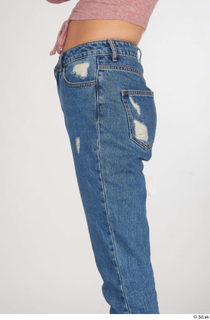 Kate Jones blue jeans buttock casual dressed thigh 0001.jpg